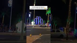 Aracaju já está entrando no clima natalino 🎅🎄 shorts shortvideo [upl. by Leiruh]