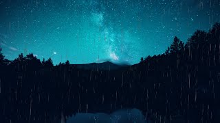 1 Hour Kalimba Instrumental Relaxing  Sleep Music Rain Sounds [upl. by Lebana786]