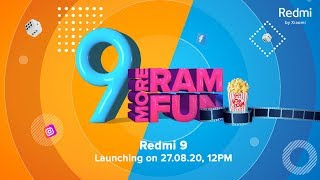 Redmi 9 Product Launch Event  MoreRAMMoreFun [upl. by Latsyek337]