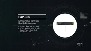 Taoglas FXP830 amp FXP831 Dual Band Flex Antennas [upl. by Anaert]