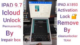 iPad 6th7th Generation A1893A1954 Icloud unlock by Irepair iPad Activation Lock remove Instant🔥 ✅ [upl. by Lleraj]