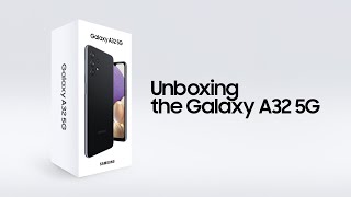 Galaxy A32 5G Official Unboxing  Samsung [upl. by Eimilb911]