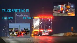 Truck Spotting in Walcott Fall 2023 The Finale [upl. by Villada]