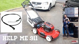 How To Replace the Blade Clutch Cable On Your Toro Personal Pace Mower NEED HE RESTYLE 911 HELP ME [upl. by Lougheed]