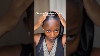 Flaxseed does wonders to natural hair flaxseed naturalhaircare naturalhair hairgrowth [upl. by Maurizia]