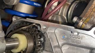 Yamaha YZ250 Kick Shaft Replacement starter gear [upl. by Heisser]