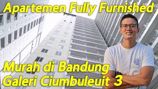 Apartemen Fully Furnished Murah Di Bandung Galeri Ciumbuleuit 3 [upl. by Euqirat]