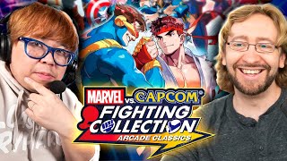 We PLAYED Marvel Vs Capcom Fighting Collection w jwonggg [upl. by Eylloh]