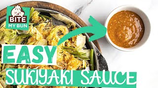 Easy Sukiyaki sauce recipe  6 tips to make your quotWarishitaquot delicious [upl. by Mas294]