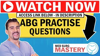 ABGs interpretation practice questions for NCLEX RN amp LPN [upl. by Ailam]