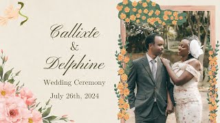 Callixte amp Delphines wedding Ceremony [upl. by Buroker]