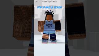 Making Ja Morant in Roblox [upl. by Gronseth]