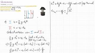 LEIFIphysik Aufgabenlösung  Tiefe eines Brunnens [upl. by Hanley]