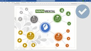 COMO CREAR UN MAPA MENTAL EN WORD [upl. by Schreibman]