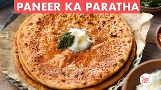 Paneer Ka Paratha Recipe  Homemade Paneer  Stuffed Paratha Recipe  Thecha  Chef Sanjyot Keer [upl. by Madid]