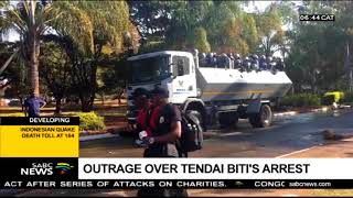 Outrage over Tendai Bitis arrest [upl. by Egdirdle]