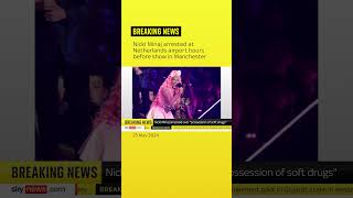 Nicki Minaj arrested at Netherlands airport hours before Coop Live show in Manchester [upl. by Autum64]