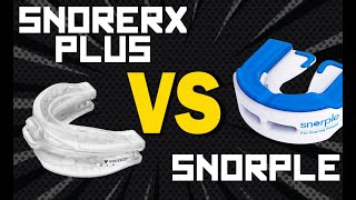 SNORE RX PLUS VS SNORPLE REVIEW  SOLUTION TO SLEEP APNEA [upl. by Gierc]