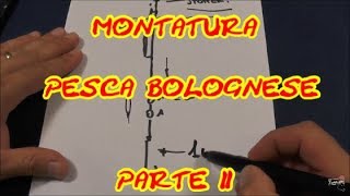 PESCA BOLOGNESE LE MONTATURE PARTE 2 [upl. by Teddy]