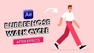 Walk Cycle  After Effects Tutorial RubberHose 3 [upl. by Ahsienat483]