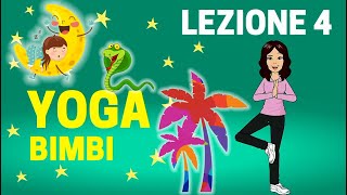 YOGA BIMBI  Lezione 4  Benessere psicofisico [upl. by Galvin655]