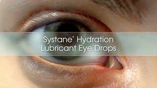 Systane® Hydration Lubricant eye drops mode of action video [upl. by Anibla]