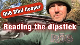 Reading the R56 Mini Cooper dipstick How to [upl. by Konikow924]