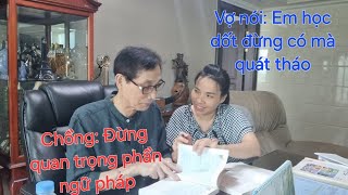 Chồng Hàn dạy vợ Việt học tiếng Nhật  Đôi bạn cùng tiến [upl. by Byrann]