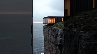 Dream Glass House on a Cliff with Breathtaking Ocean Views 🌊🏡 [upl. by Urbanna]