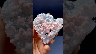 菱錳礦 共生螢石及水晶 Rhodochrosite wiht Fluorite with Quartz [upl. by Lav]