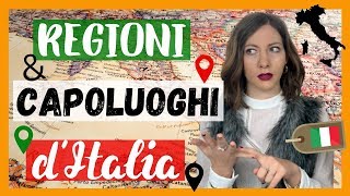 Le REGIONI e i CAPOLUOGHI d’Italia Impara la Geografia Italiana 🇮🇹 [upl. by Boardman453]