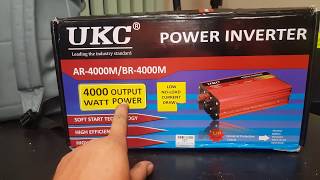 UKC 4000watt 12v240v power inverter unboxing and a look inside [upl. by Mikihisa]