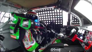 Danica Patrick 2014 Coke Zero 400 last half onboard from Daytona FL [upl. by Adnwahsat]