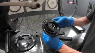 Fitting a power2max ROTOR ALDU 24 Crankset [upl. by Simmonds]