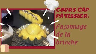 CAP Pâtissier façonnage brioche [upl. by Ogu]