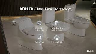 Kohler Class 5 Toilet Extraordinarily Powerful Flushing Performance [upl. by Janicki719]