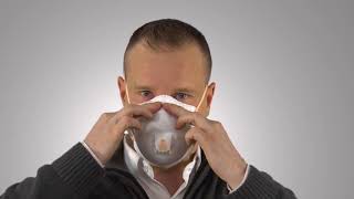 How To Wear  3M 8511 Particulate Respirator 8511 N95 Safety Mask [upl. by Niles]