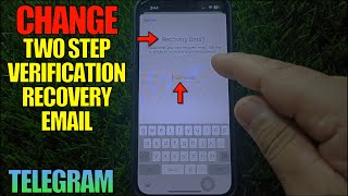 How to change two step verification recovery email on Telegram [upl. by Sheppard]