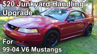 Cheap Must Do Handling Mod for New Edge V6 Mustangs [upl. by Ysset]