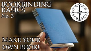 Bookbinding Basics Chapter 3  Full MultiSection Bookbinding Tutorial The Slotted Wrapper Binding [upl. by Polash]