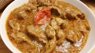 Comment Je Prépare Les Gésiers Poulet À La Sauce Tomate Et À La Moutarde gésier gizzards [upl. by Bores]