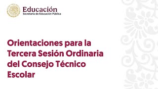 ¡¡ORIENTACIONES PARA LA TERCERA SESIÓN ORDINARIA DEL CTE 2024 ANALISIS [upl. by Etnoled]