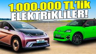 1000000 ₺lik UCUZ Elektrikliler  BYD Dolphin  Hyundai Inster  Renault 5  Citroen EC3 [upl. by Aneliram358]