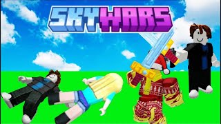 Roblox SkyWars playing with a fan [upl. by Telracs]