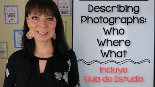 PREGUNTAS CON WHO WHERE Y WHAT  DESCRIBIENDO FOTOGRAFÍAS [upl. by Mafalda667]