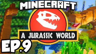 Jurassic World Minecraft Modded Survival Ep9  DINOSAUR DNA Rexxit Modpack [upl. by Brendan]