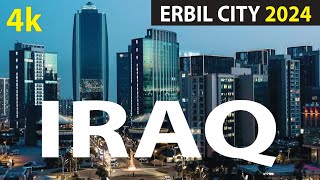 Erbil City 2024  Iraq 4K By Drone  Kurdistan 2024 [upl. by Roth643]