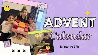 UŞAQLARA ADVENT CALENDAR SURPRİZİ 😍 [upl. by Llenol]