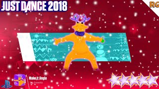 Just Dance 2018  Make it jingle PS4 Especial Navidad [upl. by Lorrac]