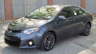 2014 Toyota Corolla S Premium Start Up Exhaust and In Depth Review [upl. by Crescantia]